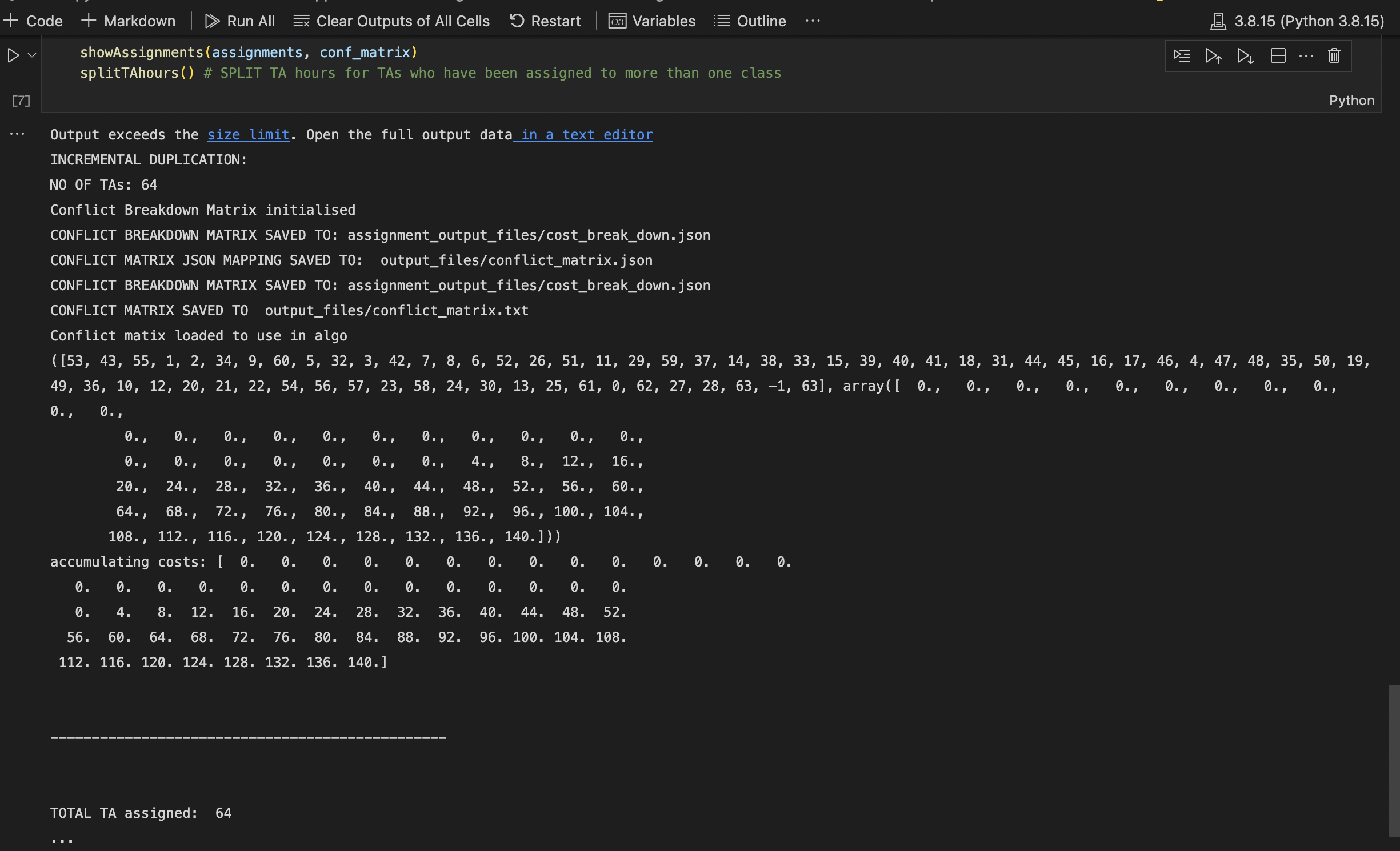 TA Assignment Automation (UGA FINAL PROJECT) - published to PyPI